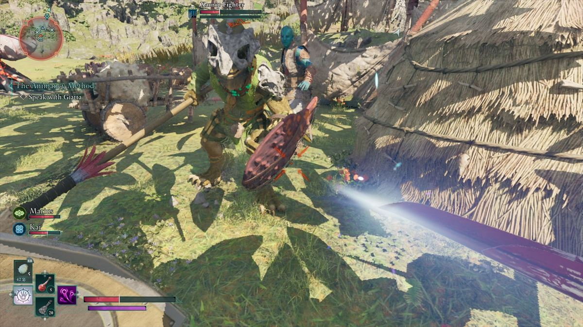 チャージから繰り出すパワーアタックは、ガードの上からダメージを与えられる