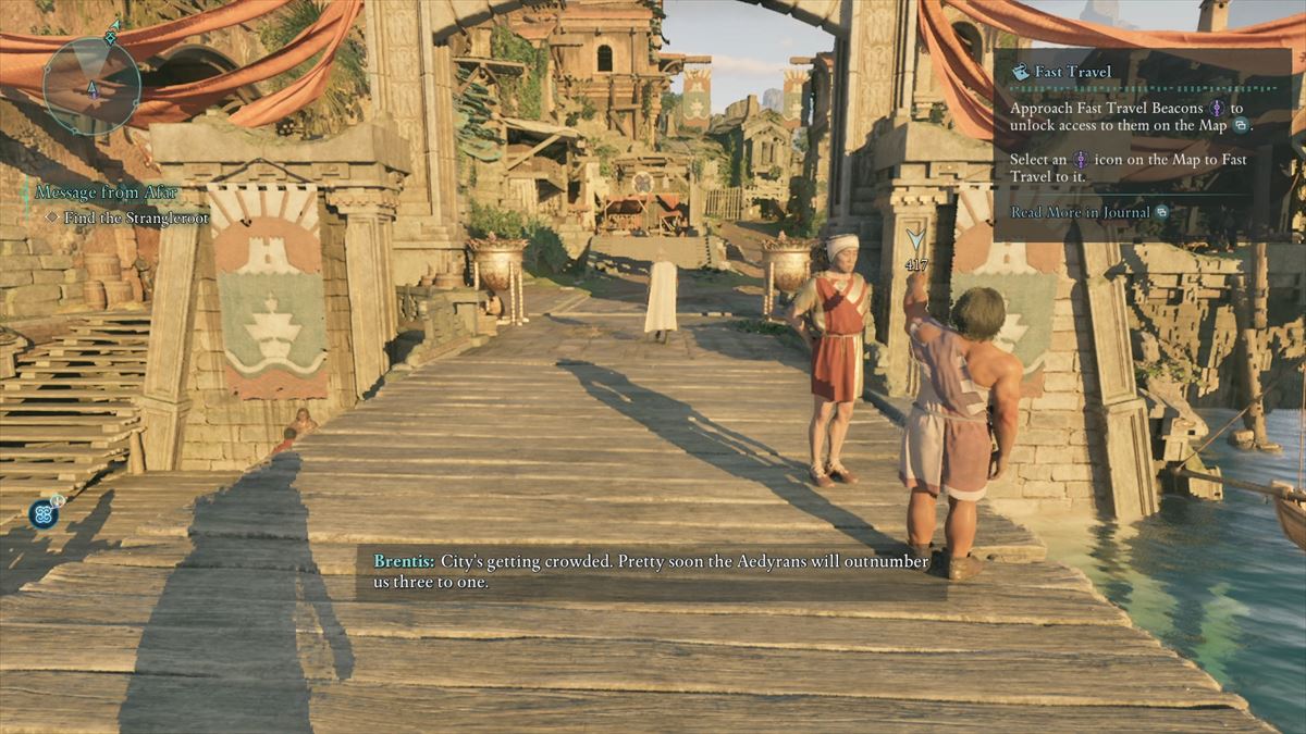 小さいながら活気ある港町や、人が集まる市場など、さまざまな町が存在する