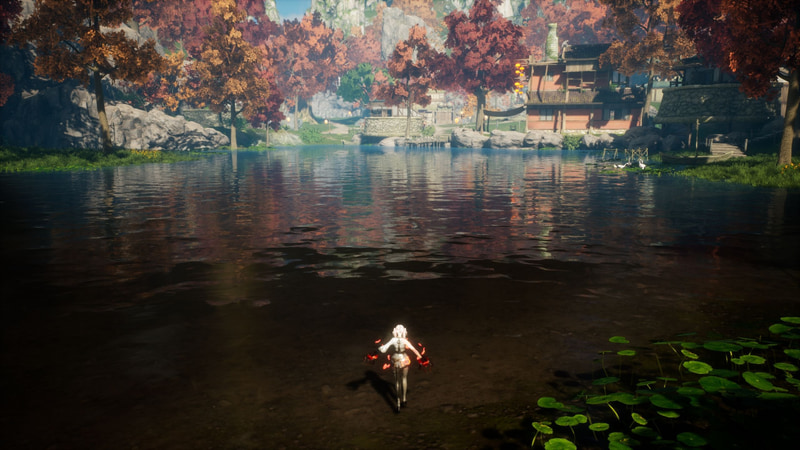 水上を走る「水上走」といった武侠アクションが楽しめる