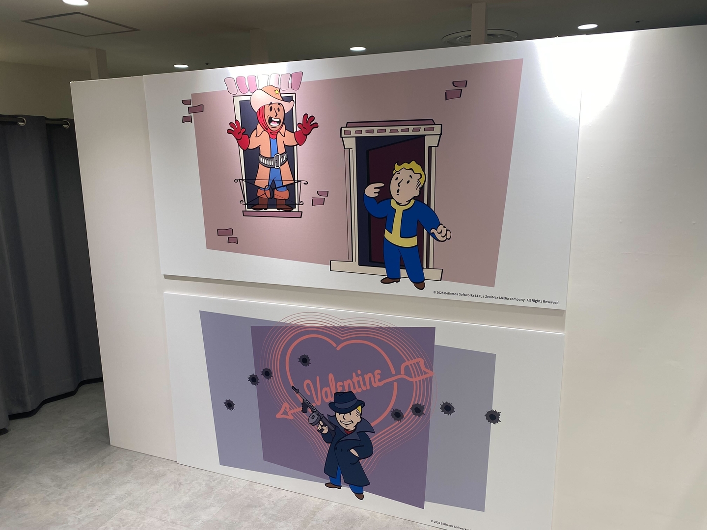 「Fallout 4」の大型パネルもある