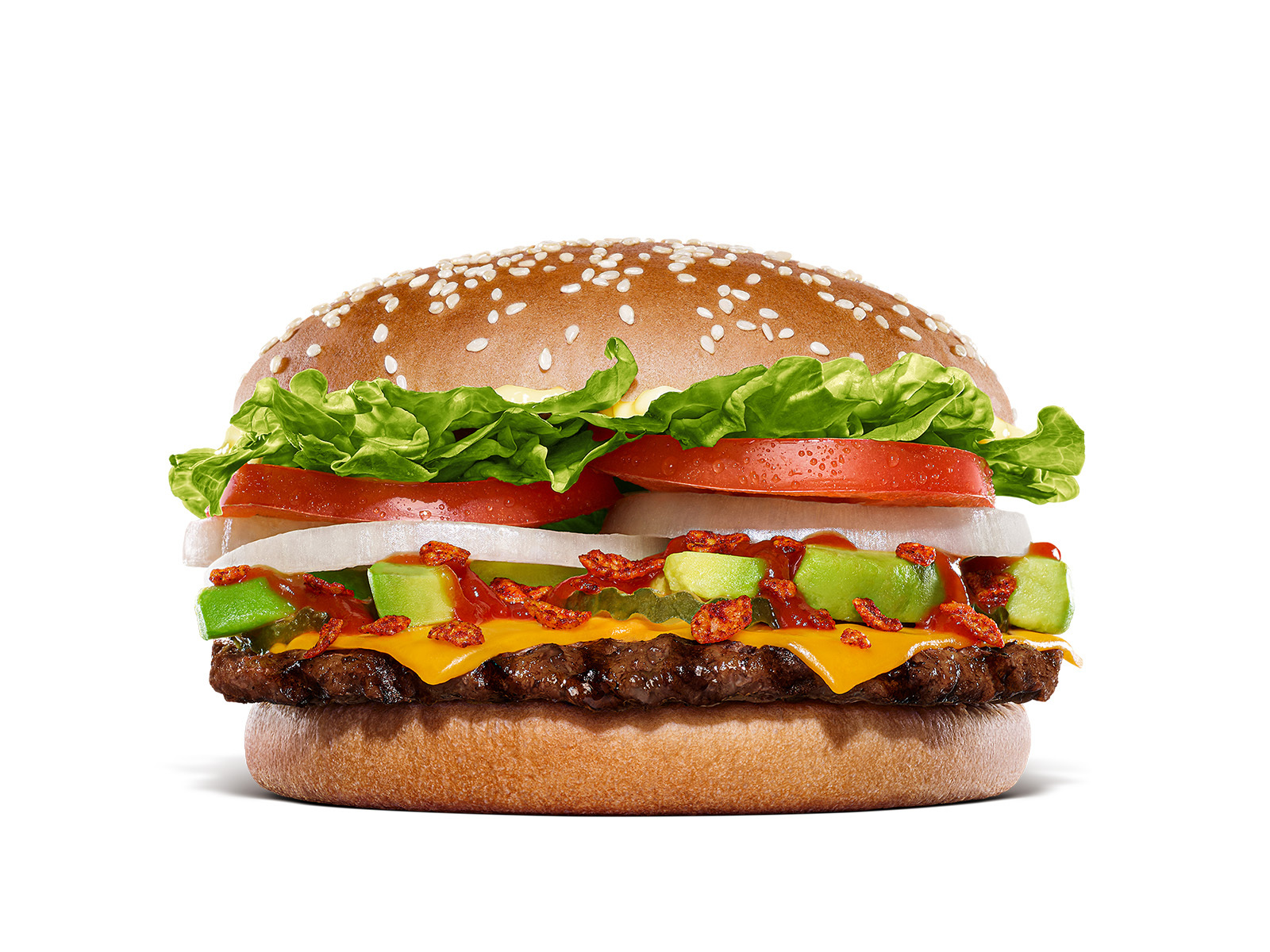 チーズメキシカン アボカドワッパー 単品 970円、セット 1,270円