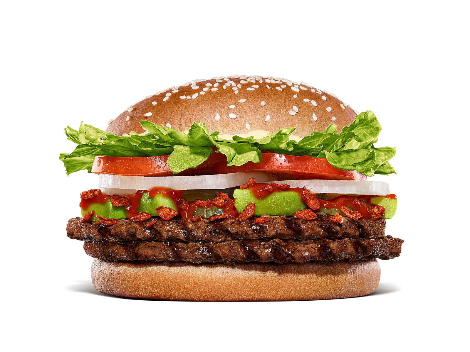 ダブルメキシカン アボカドワッパー 単品 1,190円、セット 1,490円