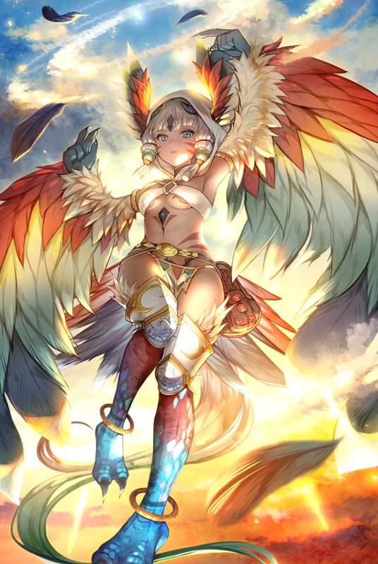 「有翼の乙女 ゼペレ」：弓使い(弓)