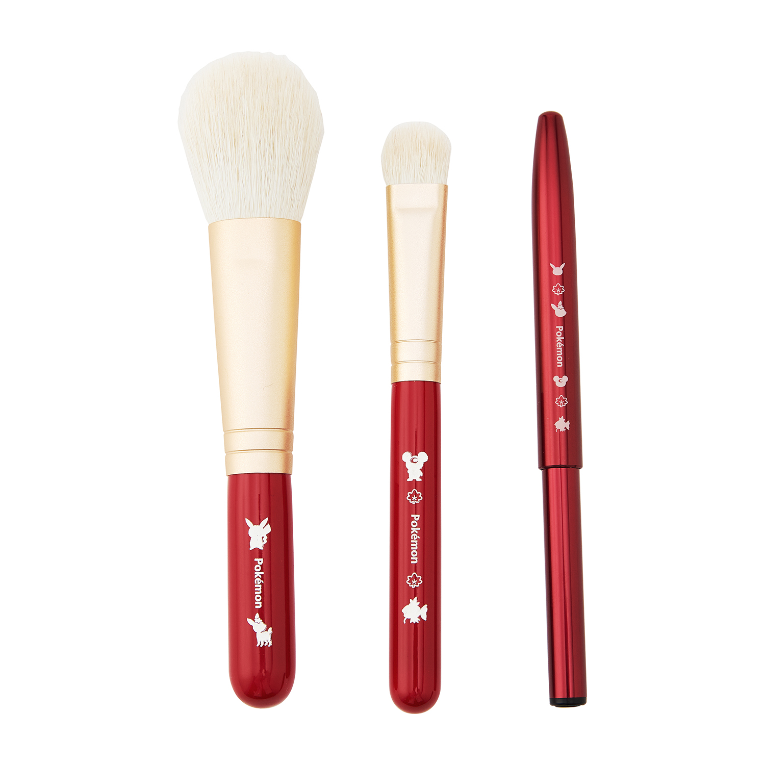 熊野筆  ブラシ3本セット ポケモンセンターヒロシマR（価格：9,900円）