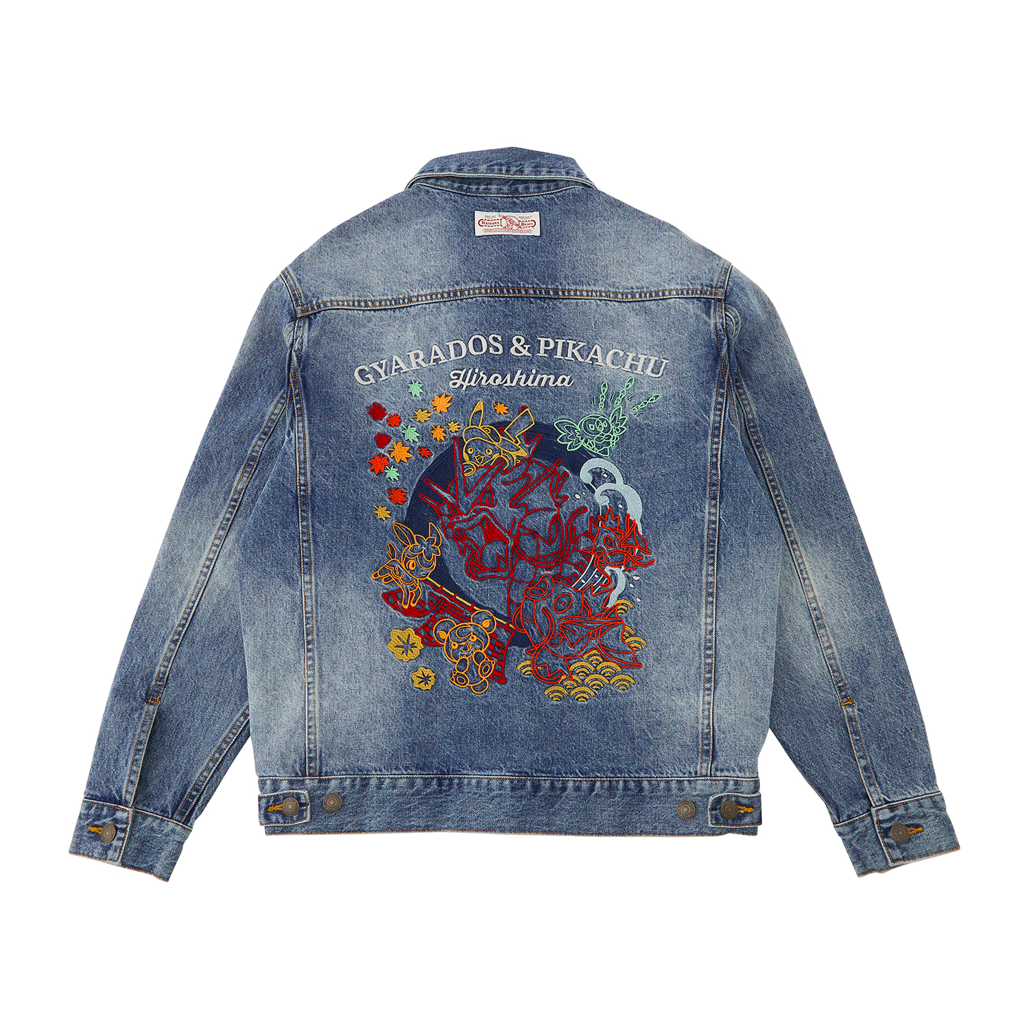 カイハラデニム ジャケット  ポケモンセンターヒロシマR（価格：39,600円、サイズM・L・XL）