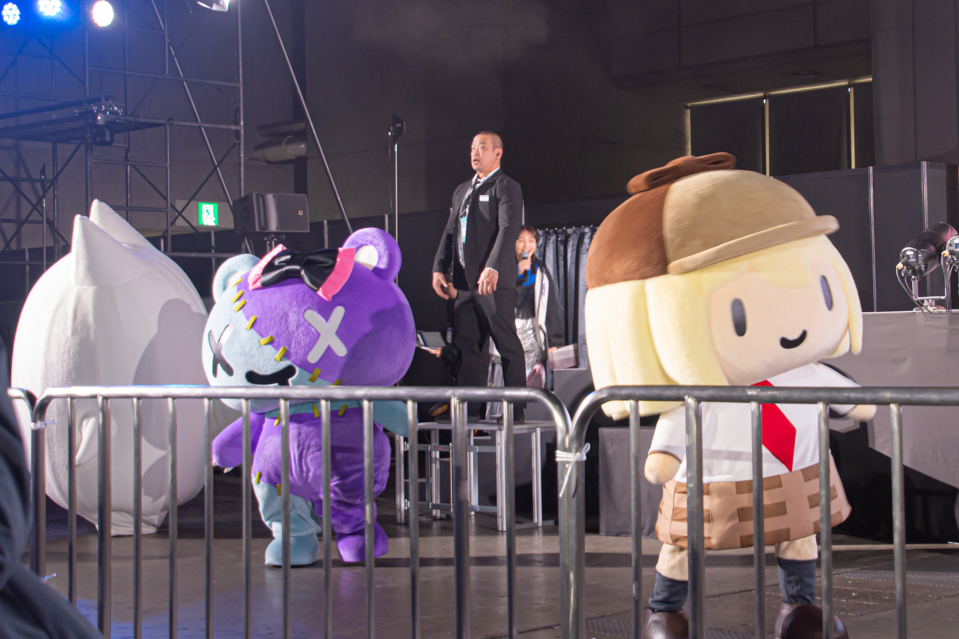 「hololive SUPER EXPO」おなじみとなった着ぐるみたちの大集合。初登場の宝鐘クマリンの写真をたっぷりとご覧あれ