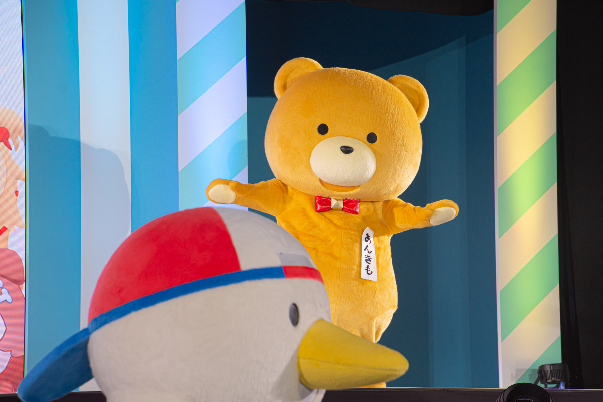 「hololive SUPER EXPO」おなじみとなった着ぐるみたちの大集合。初登場の宝鐘クマリンの写真をたっぷりとご覧あれ