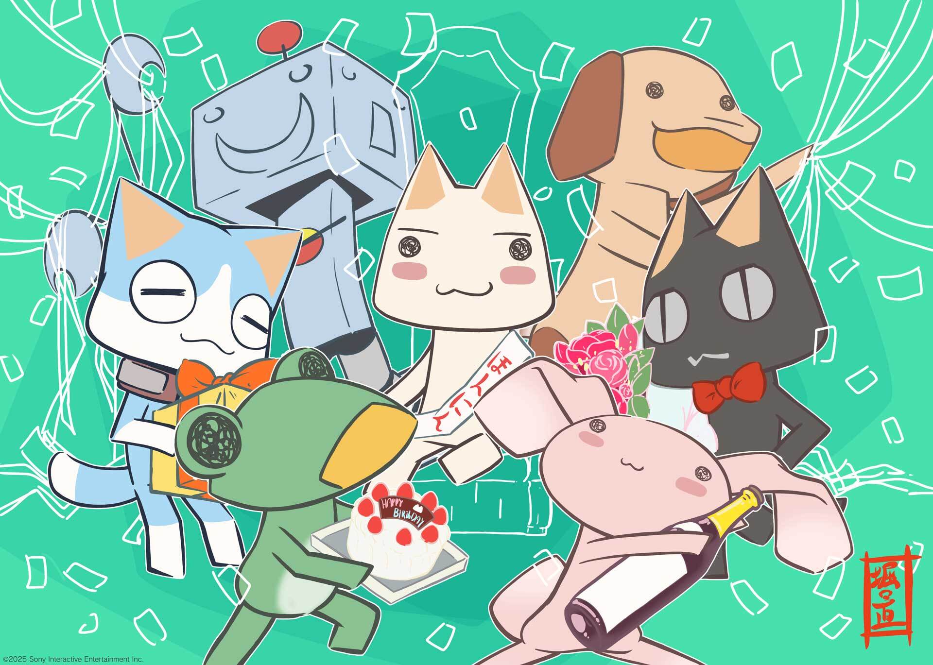 2023年のイベントにて、ライブドローイングのコーナーで描かれた作品