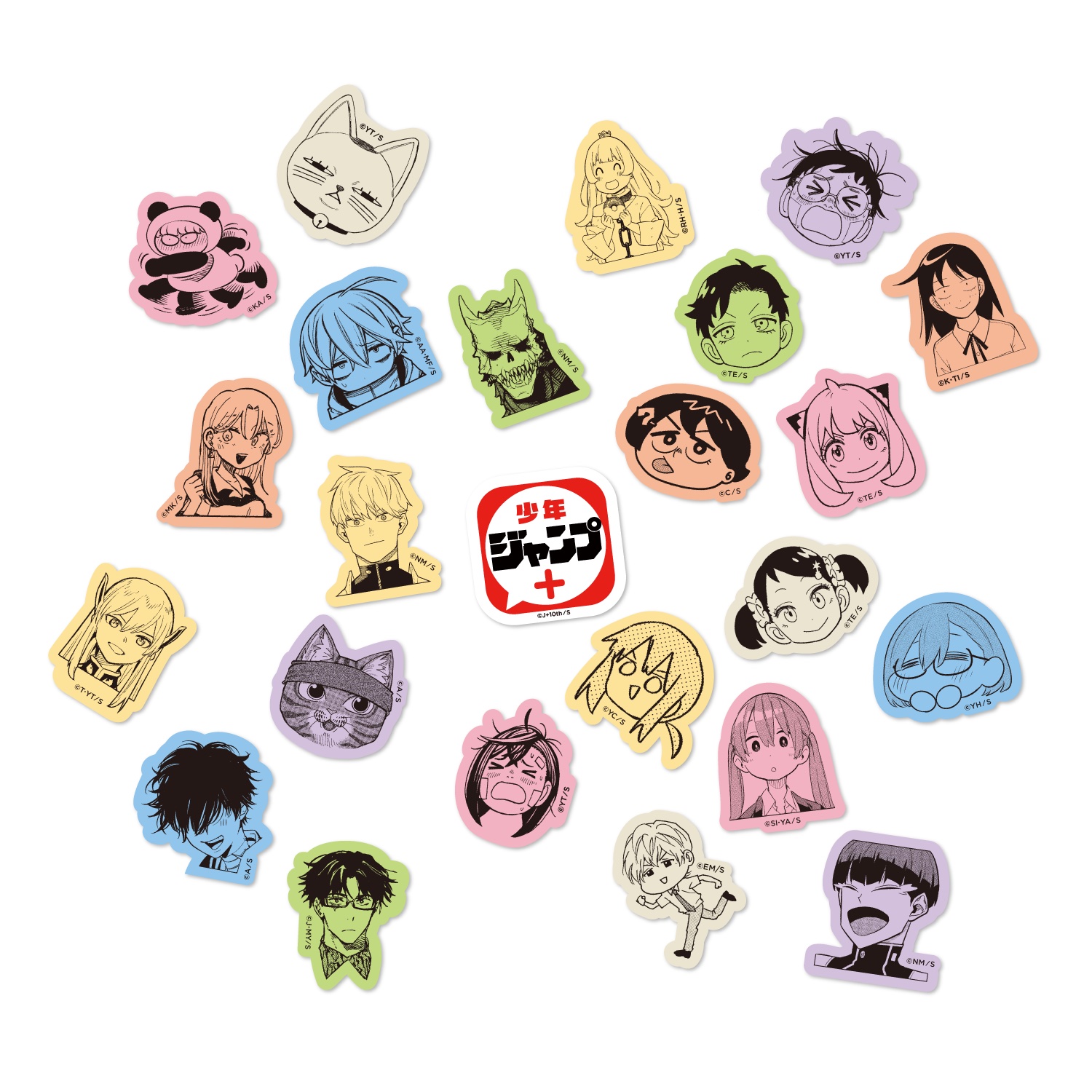 「少年ジャンプ＋」フレークステッカー