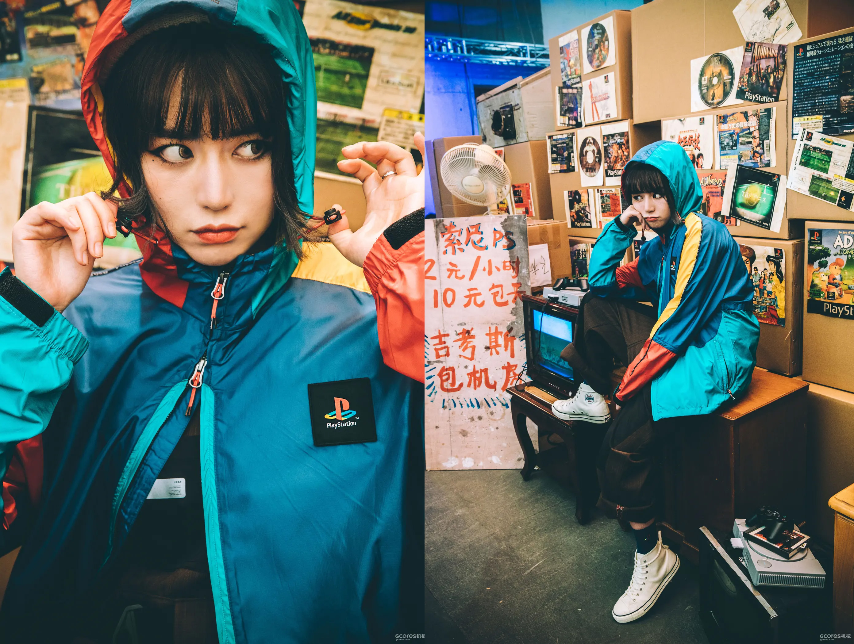 Gcores Industries×PlayStation Softshell Jacket/価格：17,600円