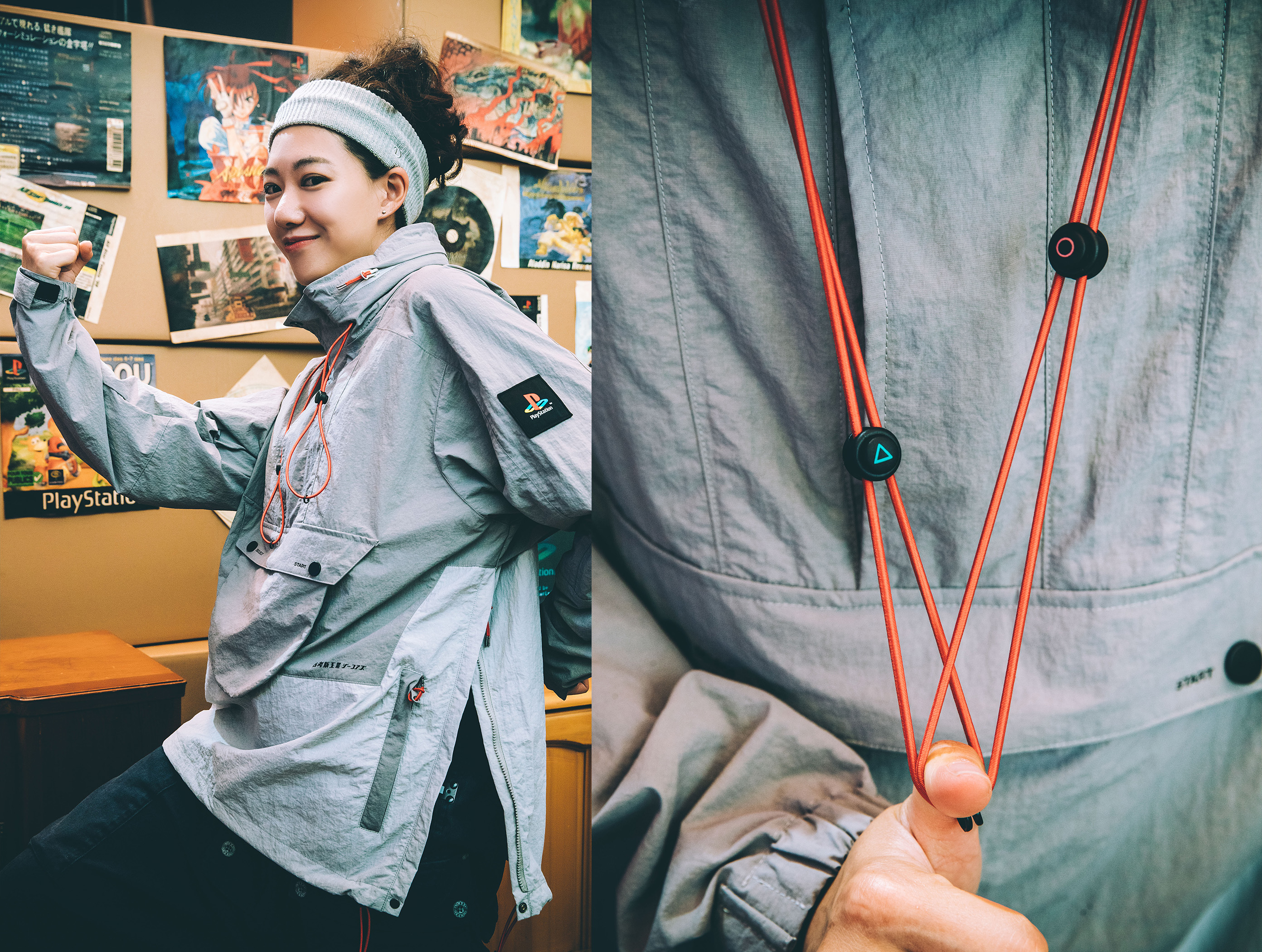 Gcores Industries×PlayStation Anorak GRAY/価格：20,680円