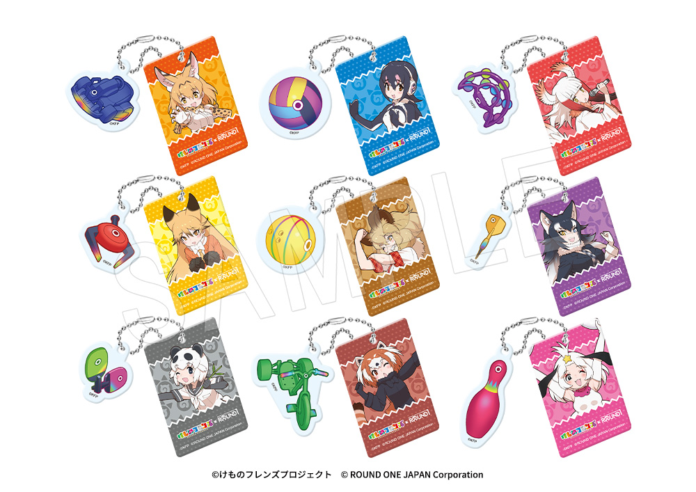 アクリルキーホルダー　ROUND1ver.（990円）