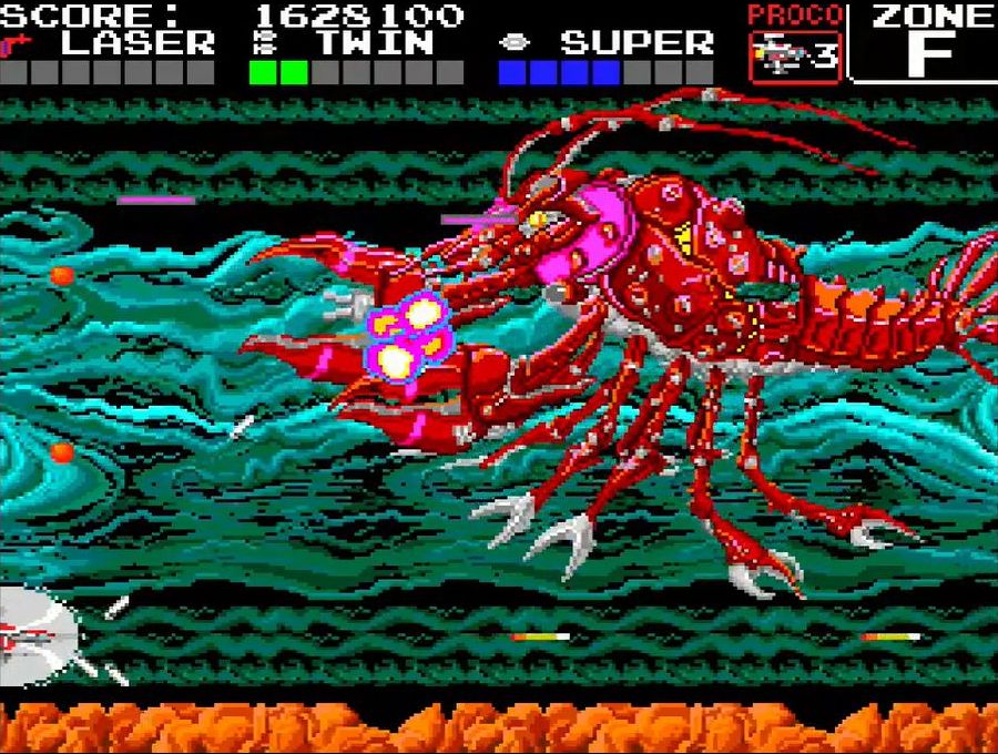 3画面から1画面に縮小したが、どのボスとも迫力満点の対決が楽しめるのが嬉しい