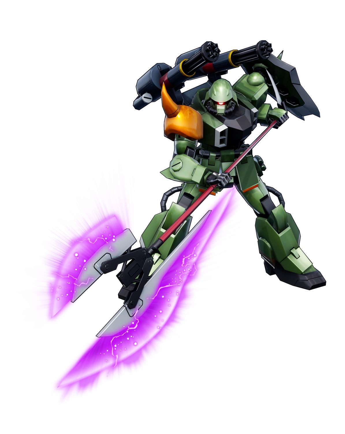 スラッシュウィザードを装備した近接戦タイプ