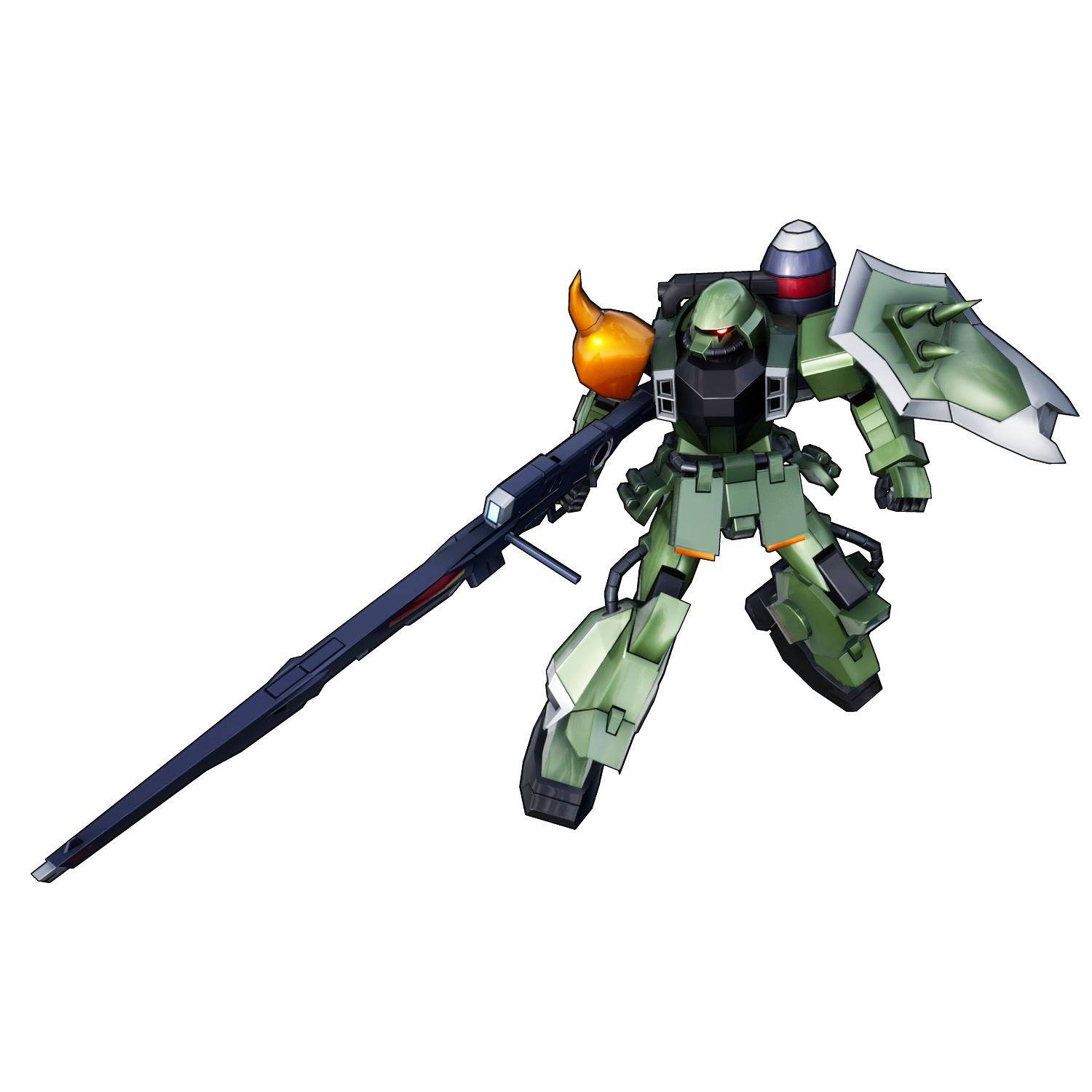 機体性能自体は一般機と大きな差はない。ガナーウィザードを装備した遠距離戦タイプ