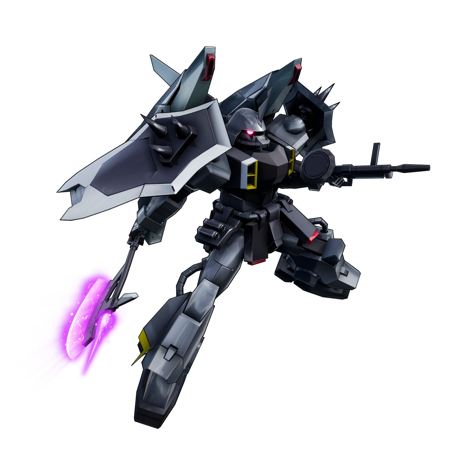 ダークグレーに塗装されたディアッカ専用機。メサイア攻防戦ではブレイズウィザードを装備し、イザークと共にステーション・ワンの破壊とエターナルの援護を行なった