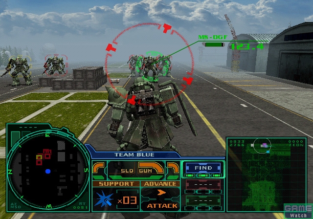 PS2「ジオニックフロント 機動戦士ガンダム0079」 ※画像は弊誌の<a href="https://game.watch.impress.co.jp/docs/news/642471.html" class="n" target="_blank">過去記事</a>より引用
