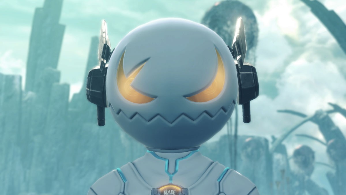 奇怪なマスクを被るパイロット。主人公やBLADEに協力してくれるようだ