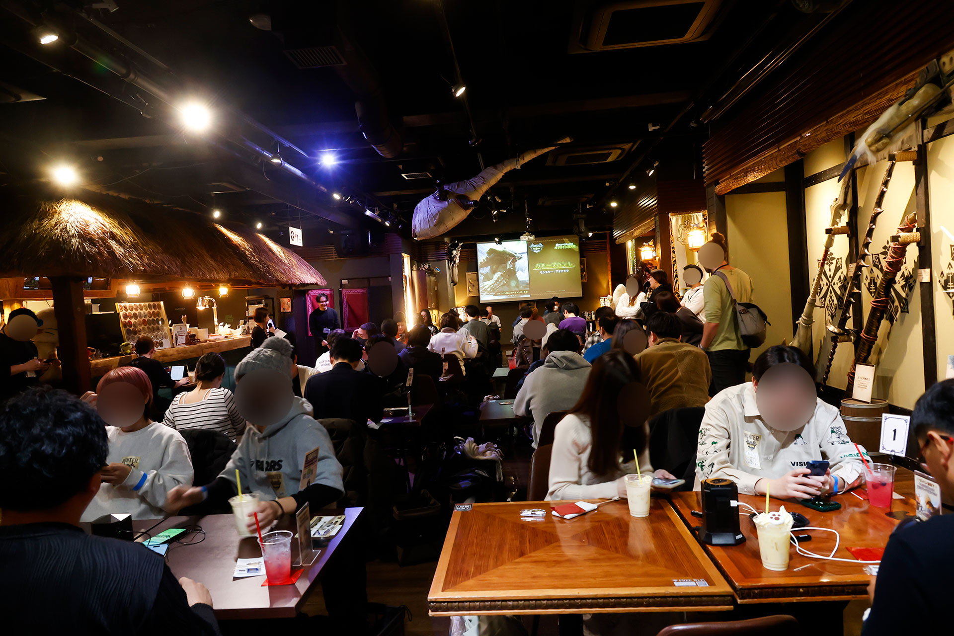 「一狩りいこうぜ！」のかけ声でグループハントがスタート