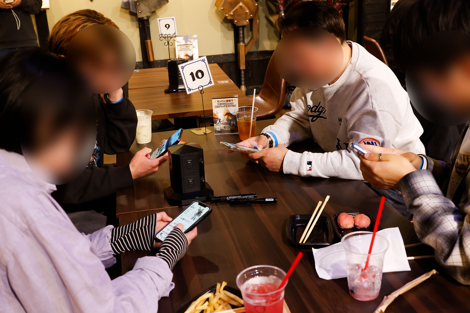 1回目同様に、席ごとのパーティを組んでハンティングを実施