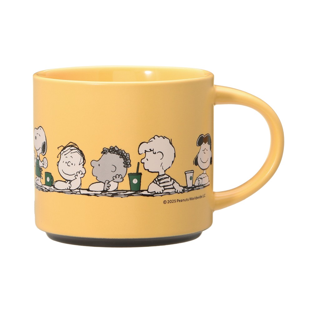 PEANUTS スタッキングマグ イエロー 414ml（価格：3,000円）