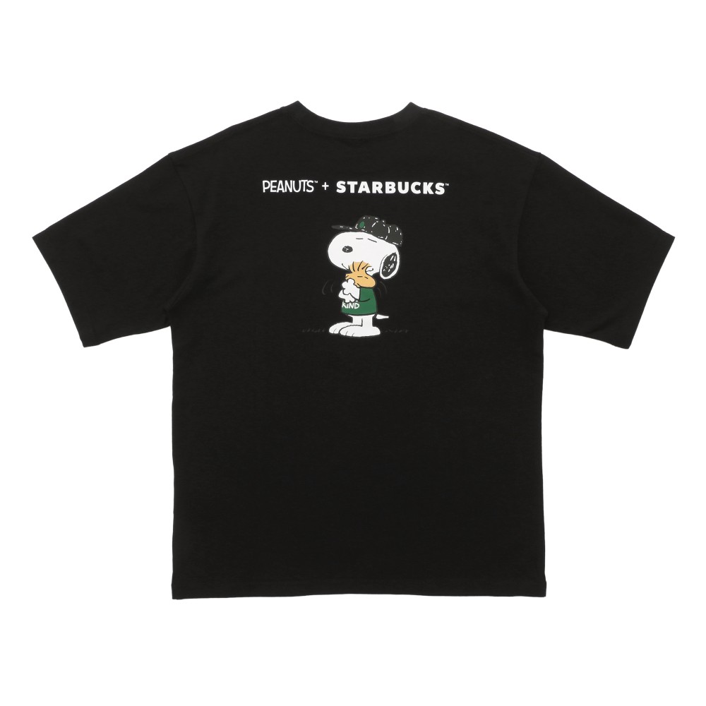 PEANUTS Tシャツ ブラック（価格：4,400円）