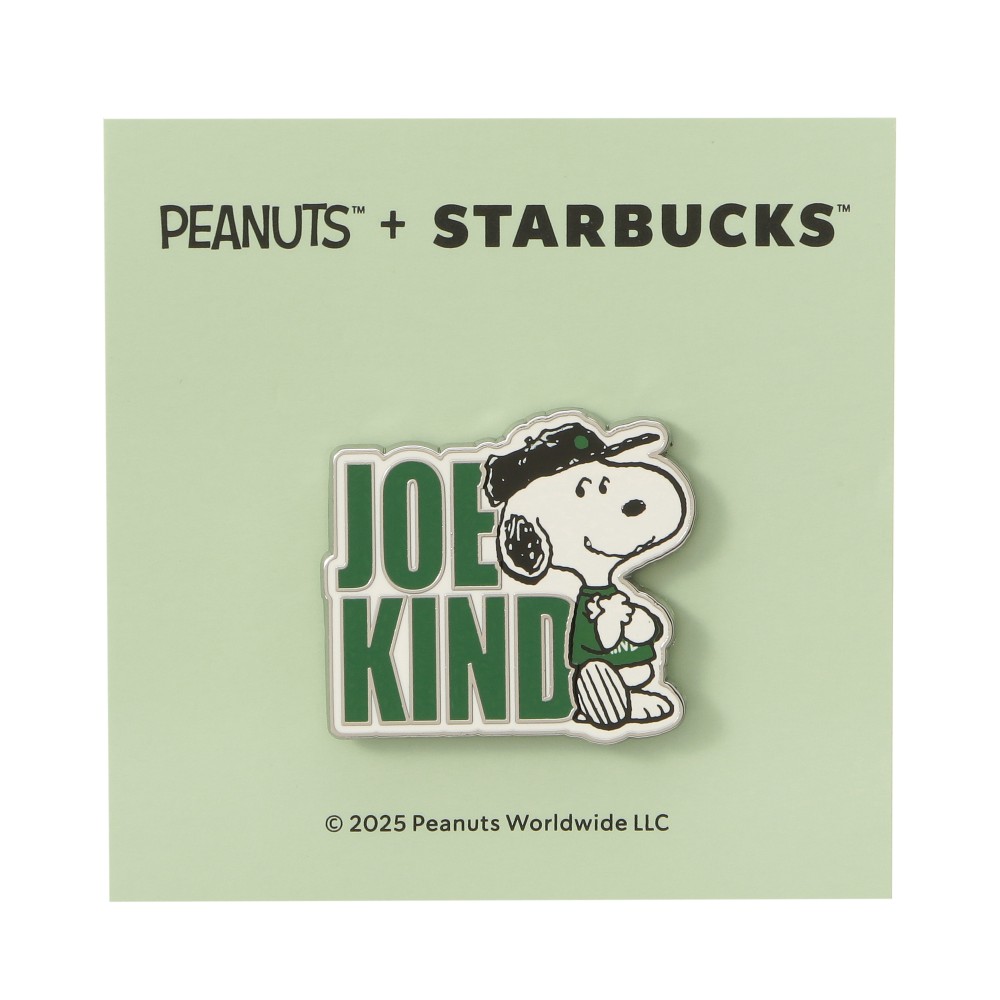 PEANUTS ピンバッジ グリーン（価格：1,200円）
