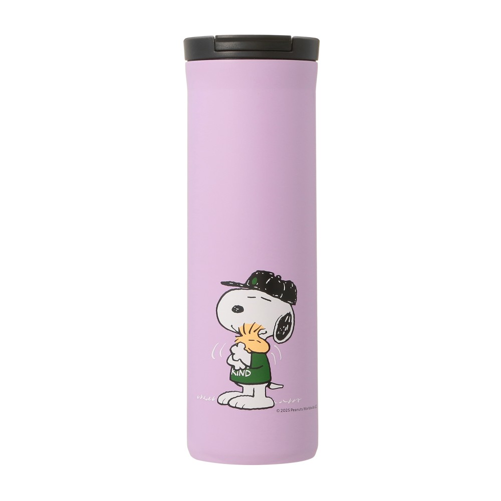 PEANUTS ステンレスボトル パープル 473ml（価格：5,900円）