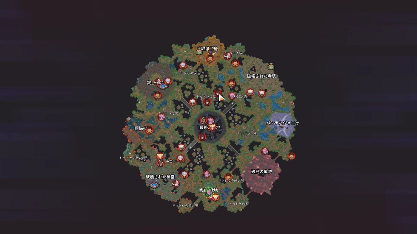 33人を基点としてマップなどが設計されたという