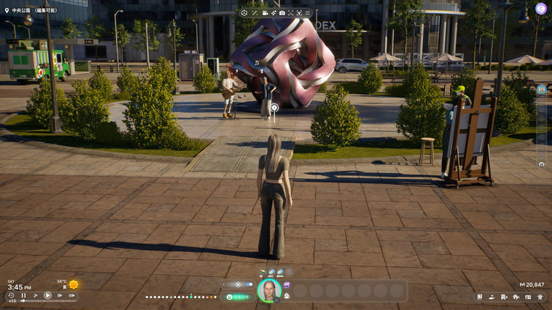 マップ上には様々なオブジェクトがある