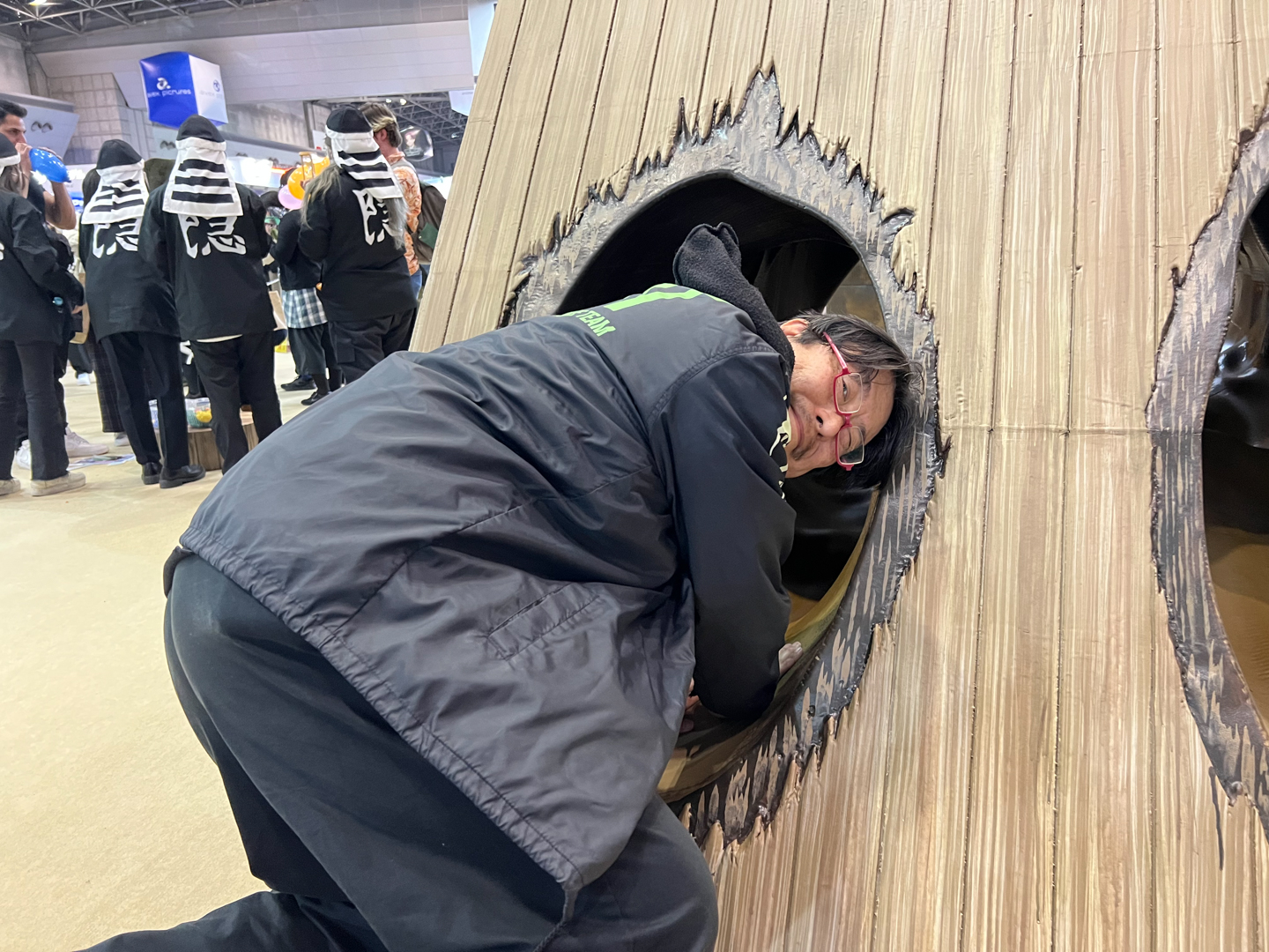 穴が小さいので身体がデカイと結構きつい