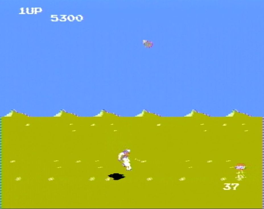 やがて現われる砂漠ステージのマップが見えたところで、すかさず着地を決めたときも実に快感だ