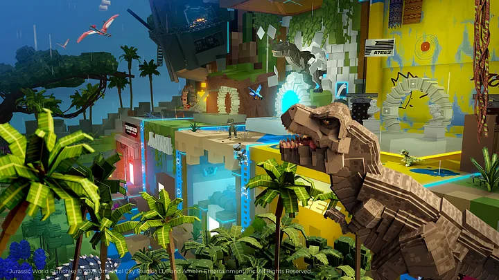 プレーヤーが交流を楽しんだり、Partner Pass やLAND Owner Hub Passを通じてSAND報酬を獲得したりできる交流スペース