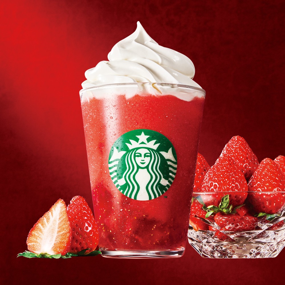 THE 苺 フラペチーノ