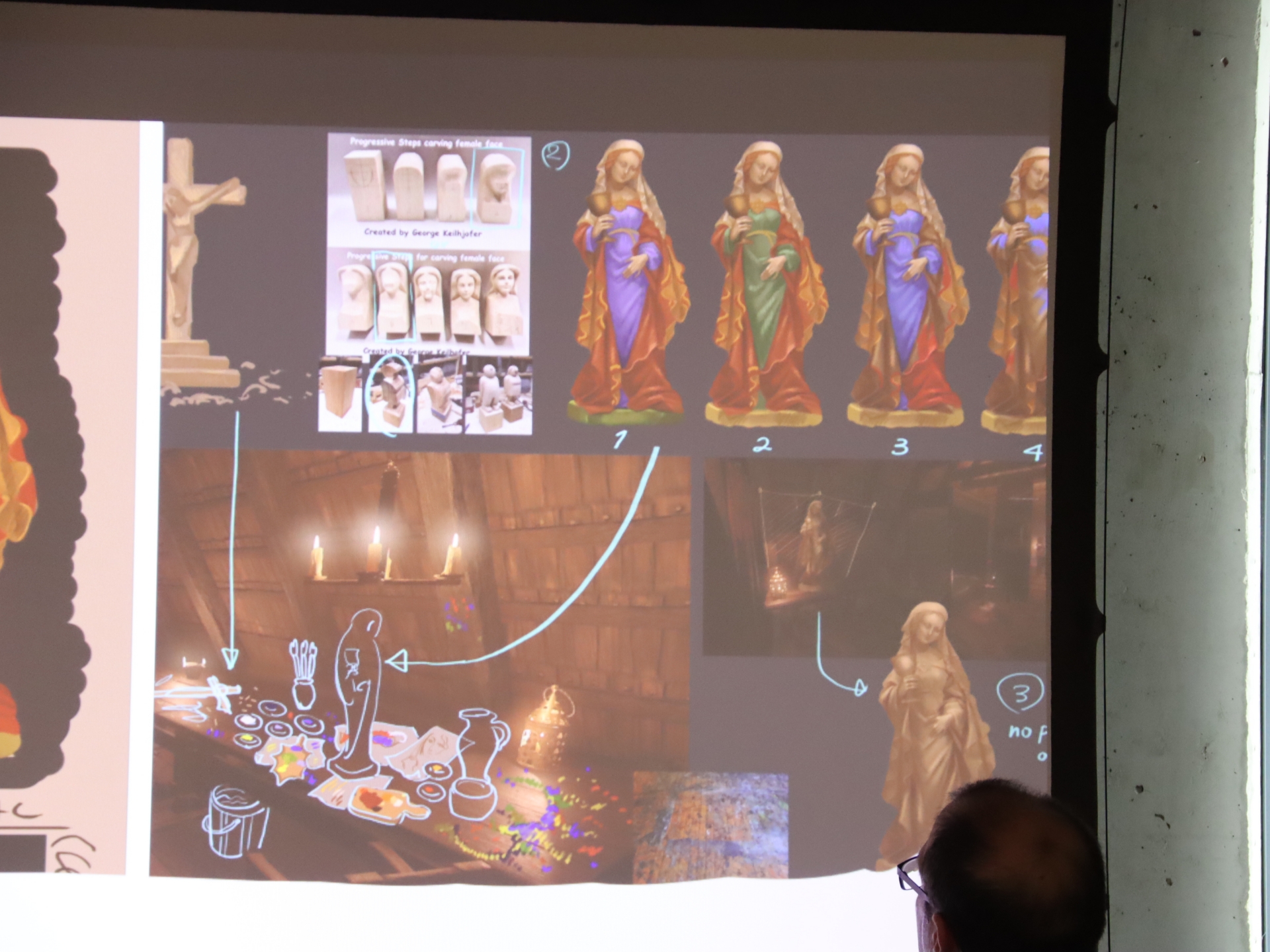 画家のアトリエは、川谷氏自身の経験をもとにデザインされた