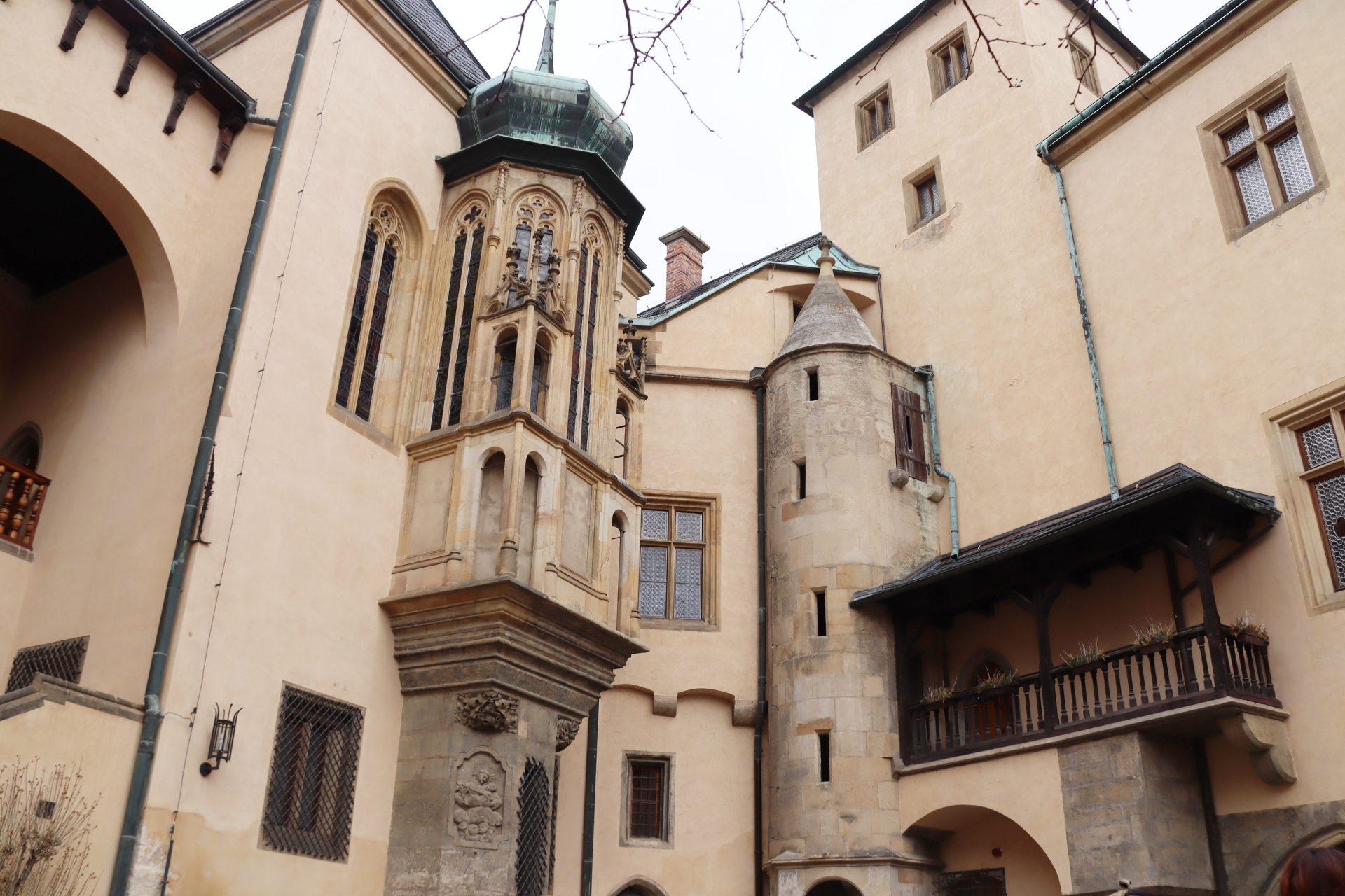 イタリア宮の中庭からの景色