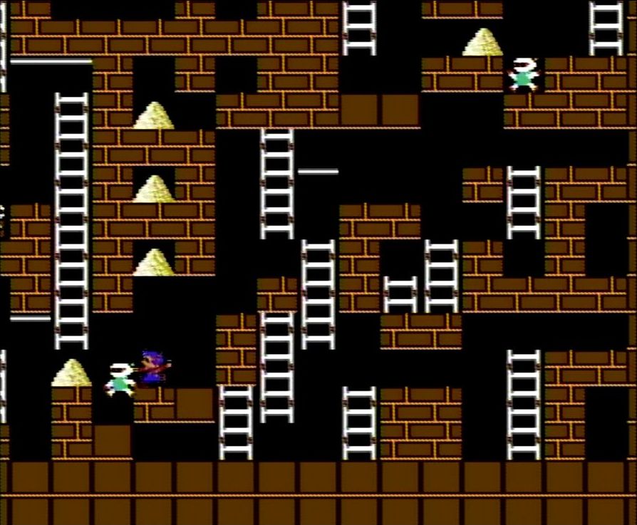 同じく50面より。ロボットを解放してくぼみに誘導し、最後に逃げ出すための足場を作る