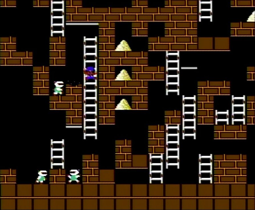 同じく50面より。ロボットを解放してくぼみに誘導し、最後に逃げ出すための足場を作る