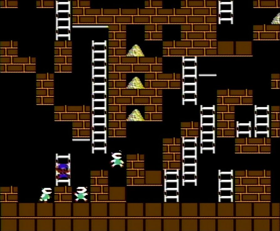 同じく50面より。ロボットを解放してくぼみに誘導し、最後に逃げ出すための足場を作る