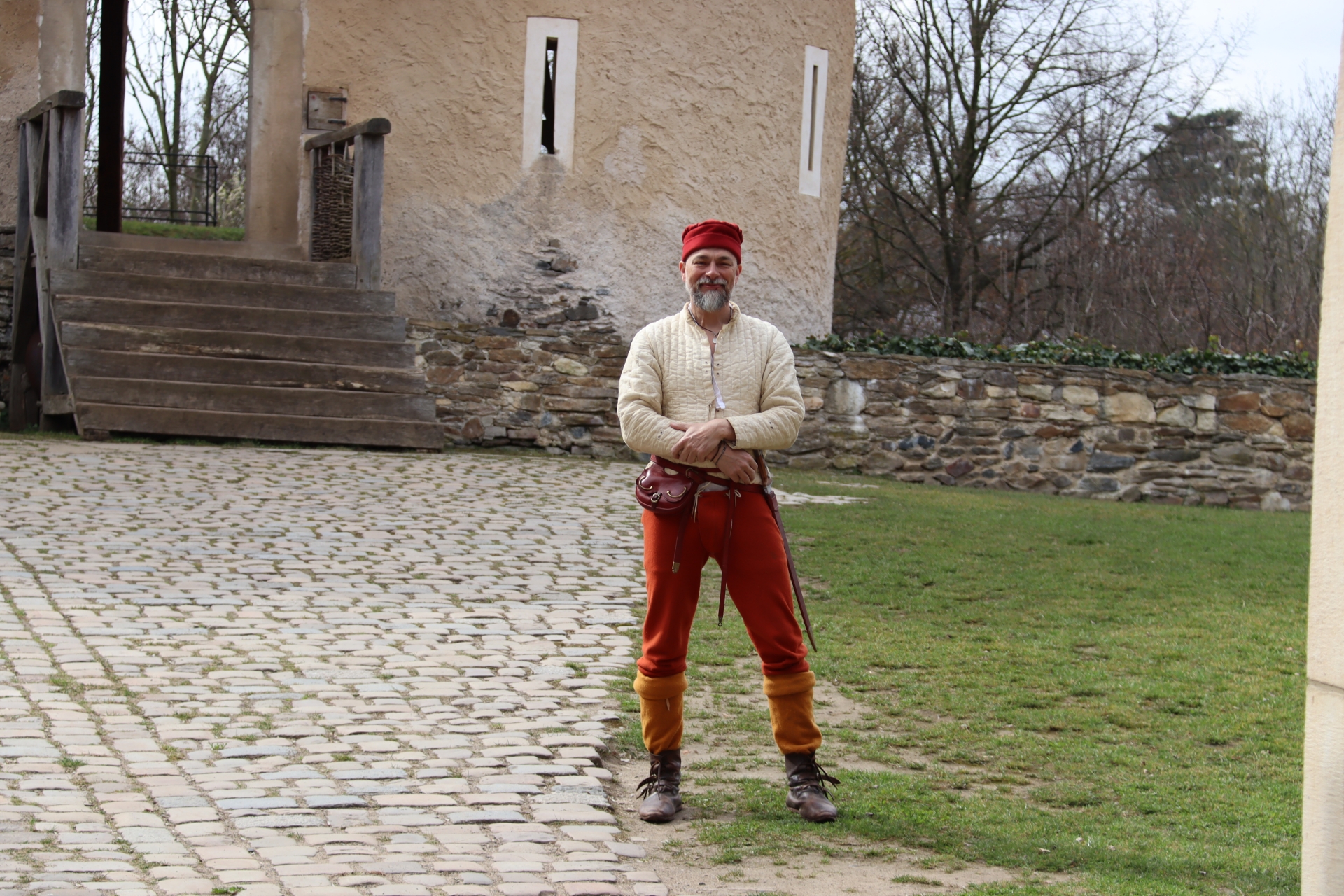 出迎えてくれたオンドジェイ・スラチャーレク氏