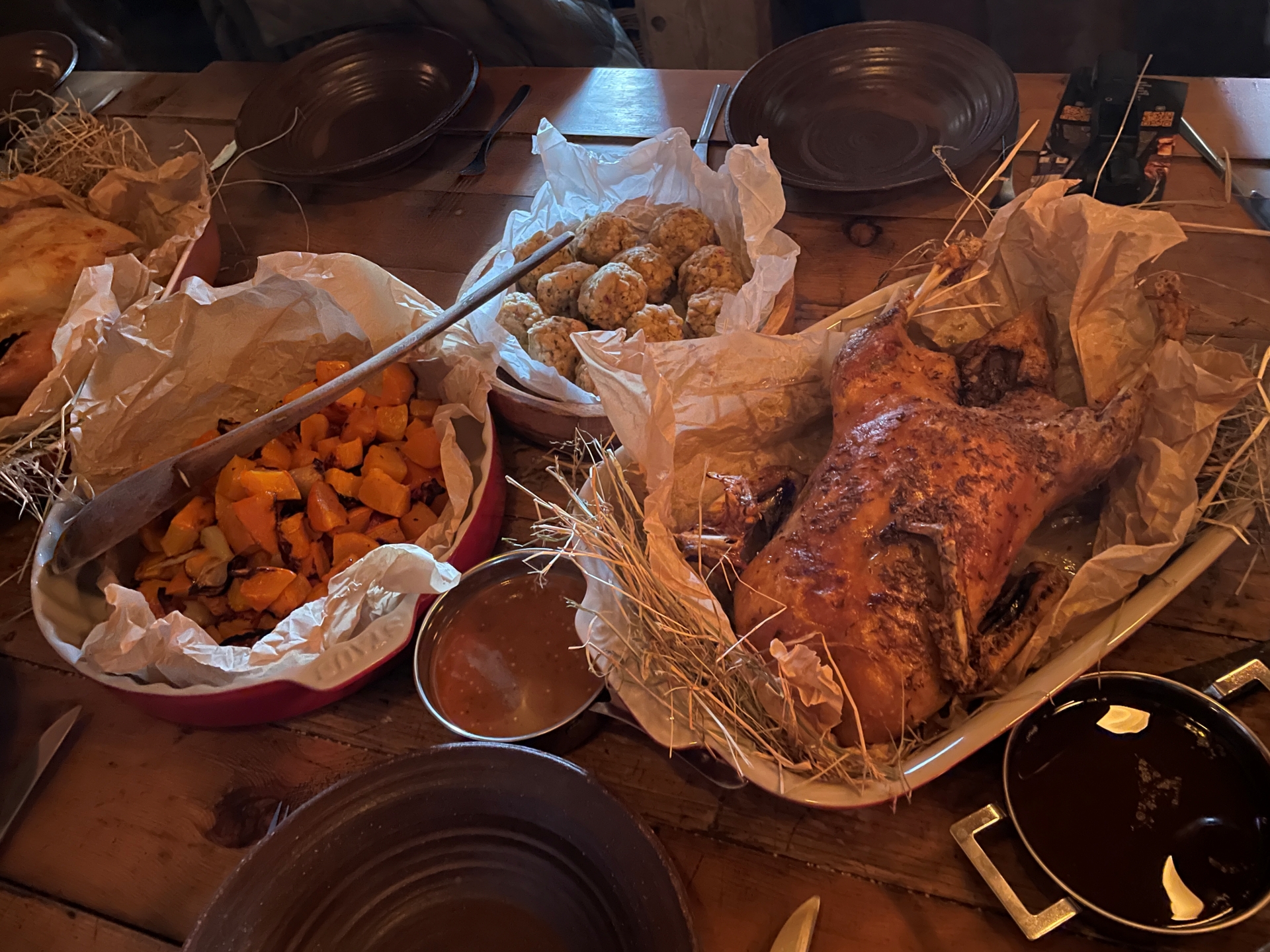 マレショフ砦での食事風景。控えめに言って最高のひとときを味わえた