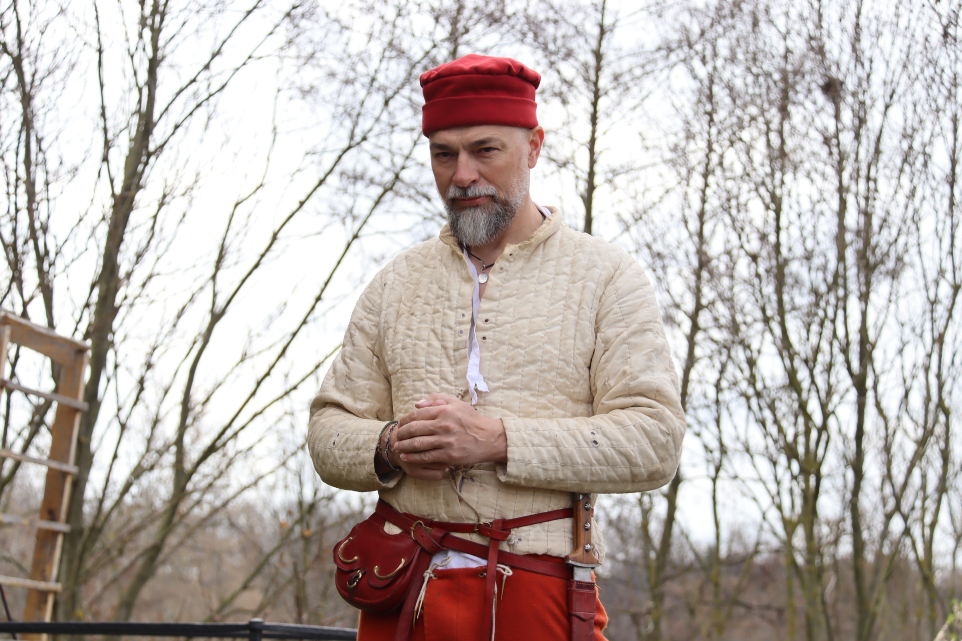 マレショフ砦について説明するスラチャーレク氏