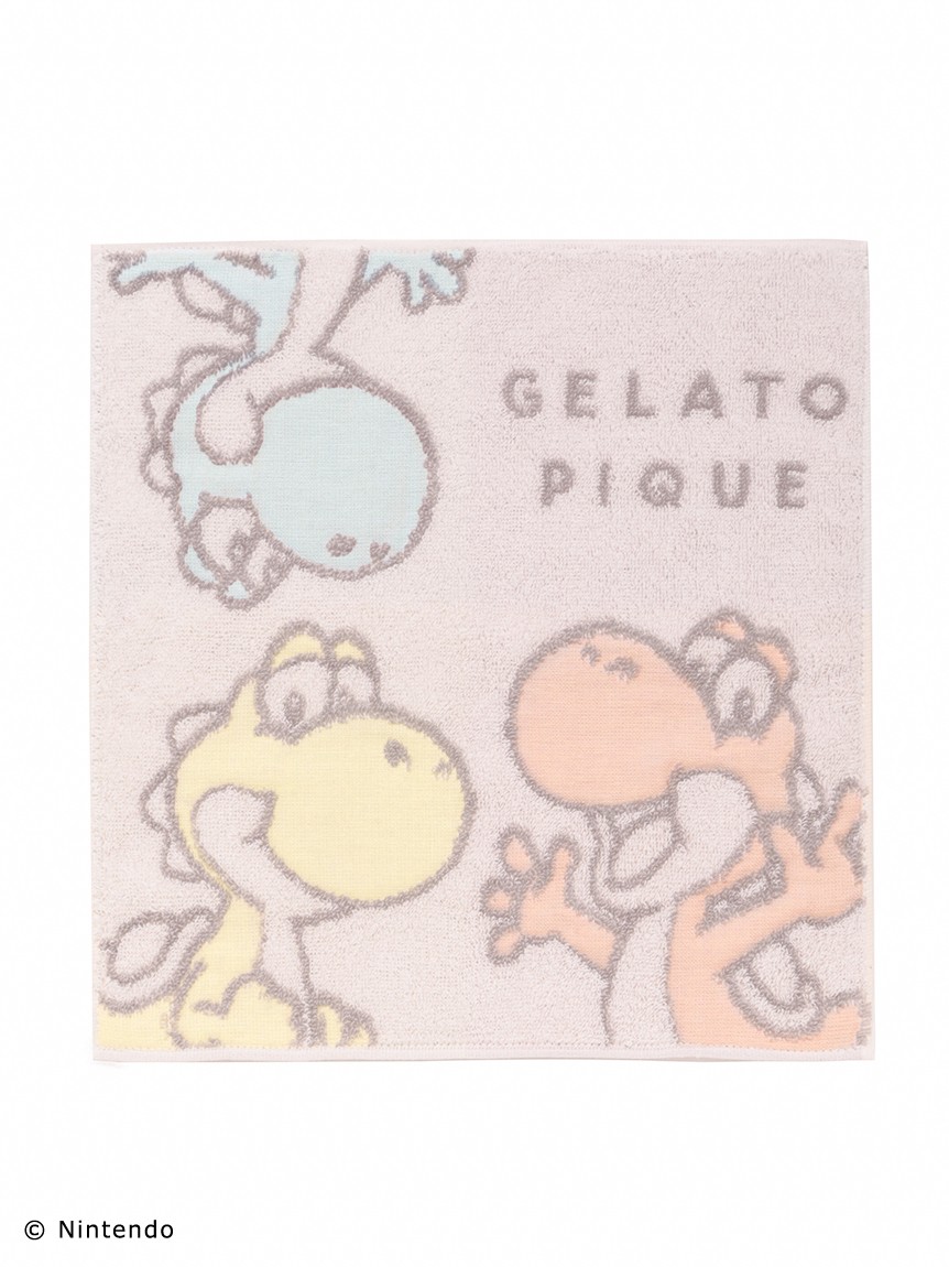 【スーパーマリオ】キノピオ＆ヨッシーハンドタオル 1,540円 ＜カラー：PNK＞＜サイズ：フリー＞