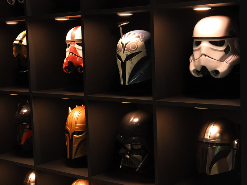 さまざまなヘルムが目白押し