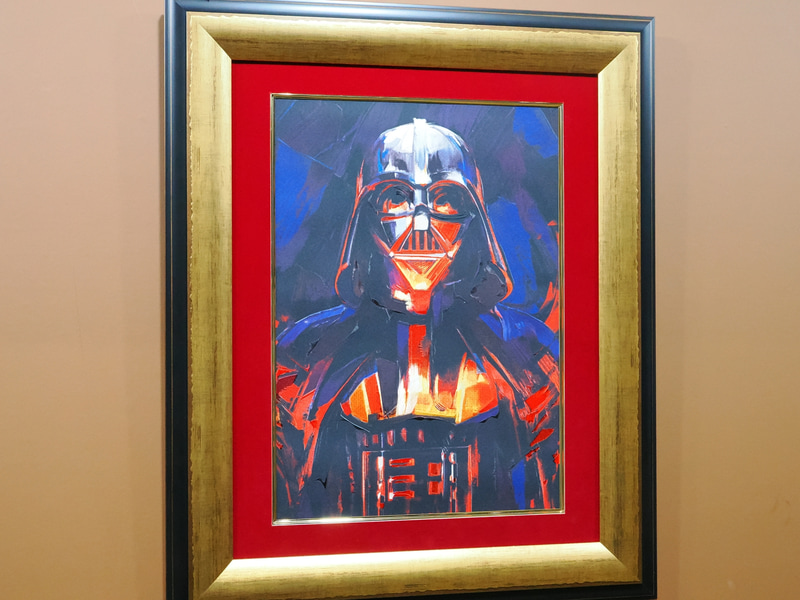 変わり種として日本各地の伝統技術で作られたアート作品が展示されていた。写真は刺しゅうによるもの