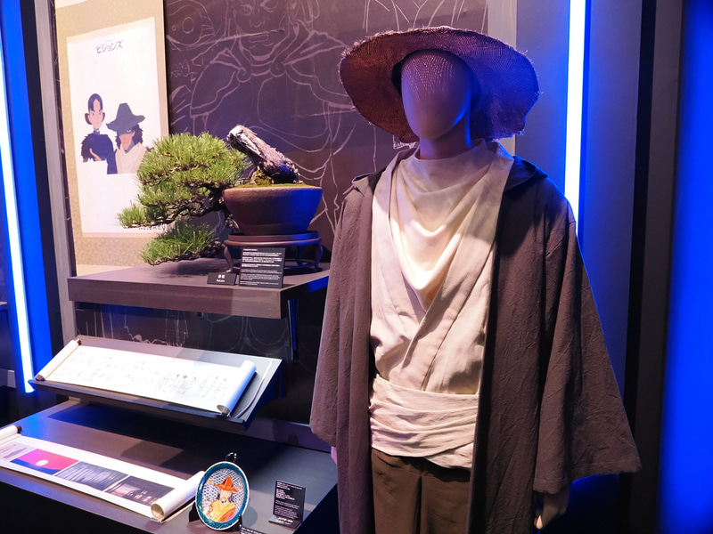 ブース内にはこうした展示がアニメ作品ごとに設けられていた