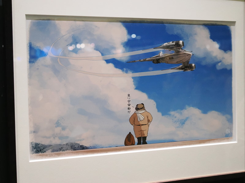 ジブリ風なスター・ウォーズイラストも複数展示