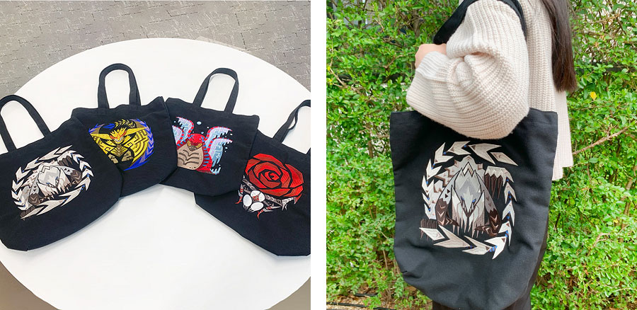 刺しゅうトートバッグ