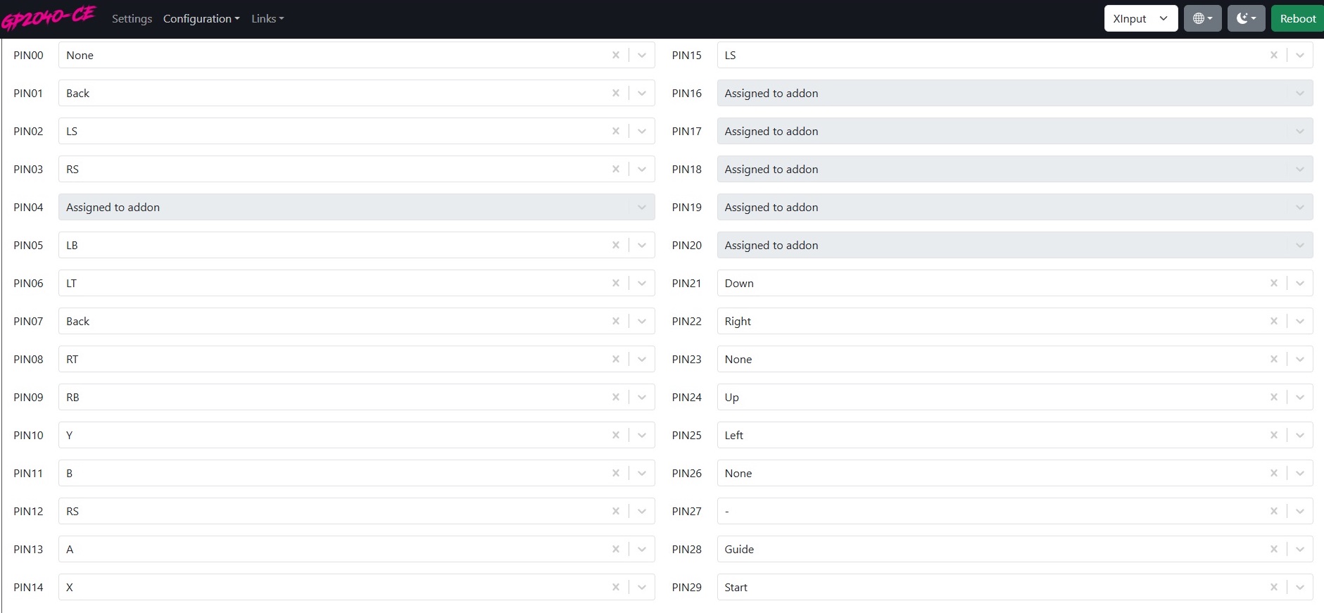 ボタンを付け替えた後はブラウザ上でボタン入力を切り替える。少しハードルが高そうに見えるが、マニュアルが丁寧に説明してくれている