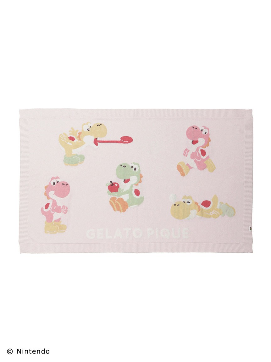 【スーパーマリオ】キノピオ＆ヨッシーブランケット 10,780円 ＜カラー：PNK＞＜サイズ：フリー＞
